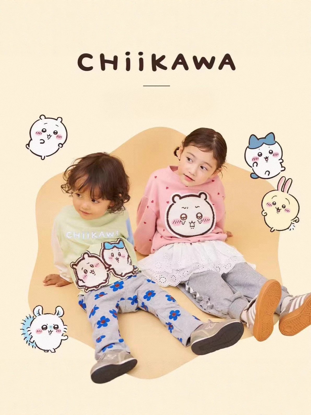 日本Chiikawa中筒襪（1套3對）