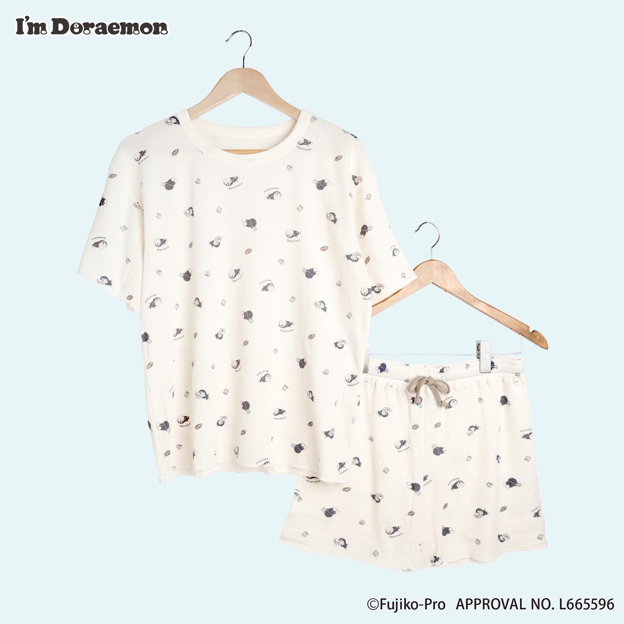 [訂貨] 多啦A夢睡衣 短袖睡衣 居家服 短袖衫 短褲｜Doraemon服飾 生活