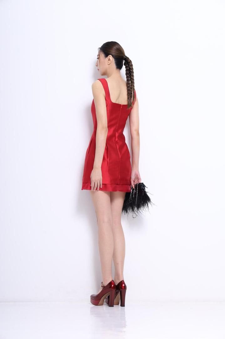 吊带方领连身裙 2119