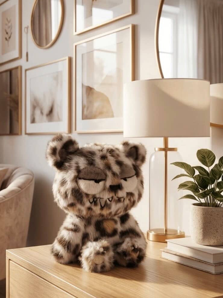 芝士雪豹毛絨玩偶