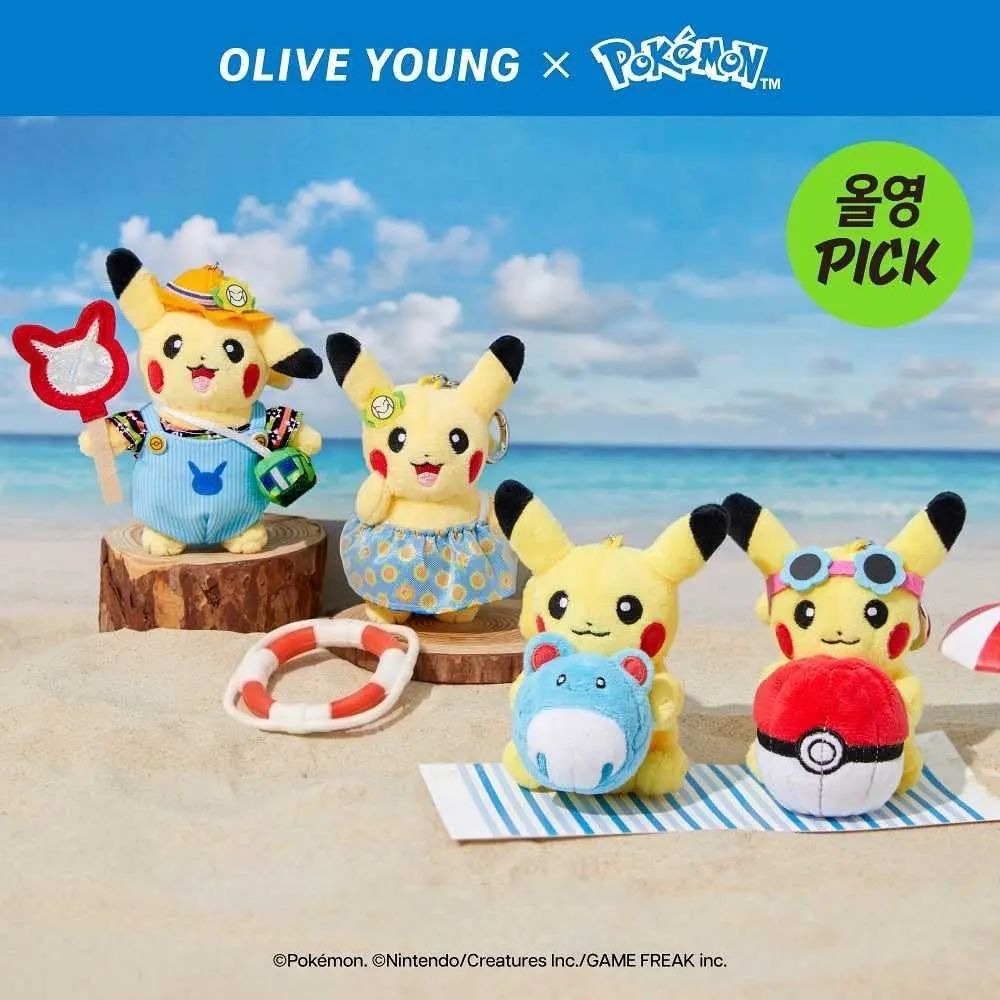 *🇰🇷韓國Olive Young踩過界同Pokemon Crossover出咗一系列變裝比卡超勁cute！*