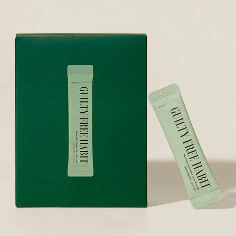 韓國 Guilt Free Habit 均衡營養 蔬菜粉 28入 / 盒｜Neutralizing Solution Green Enough 