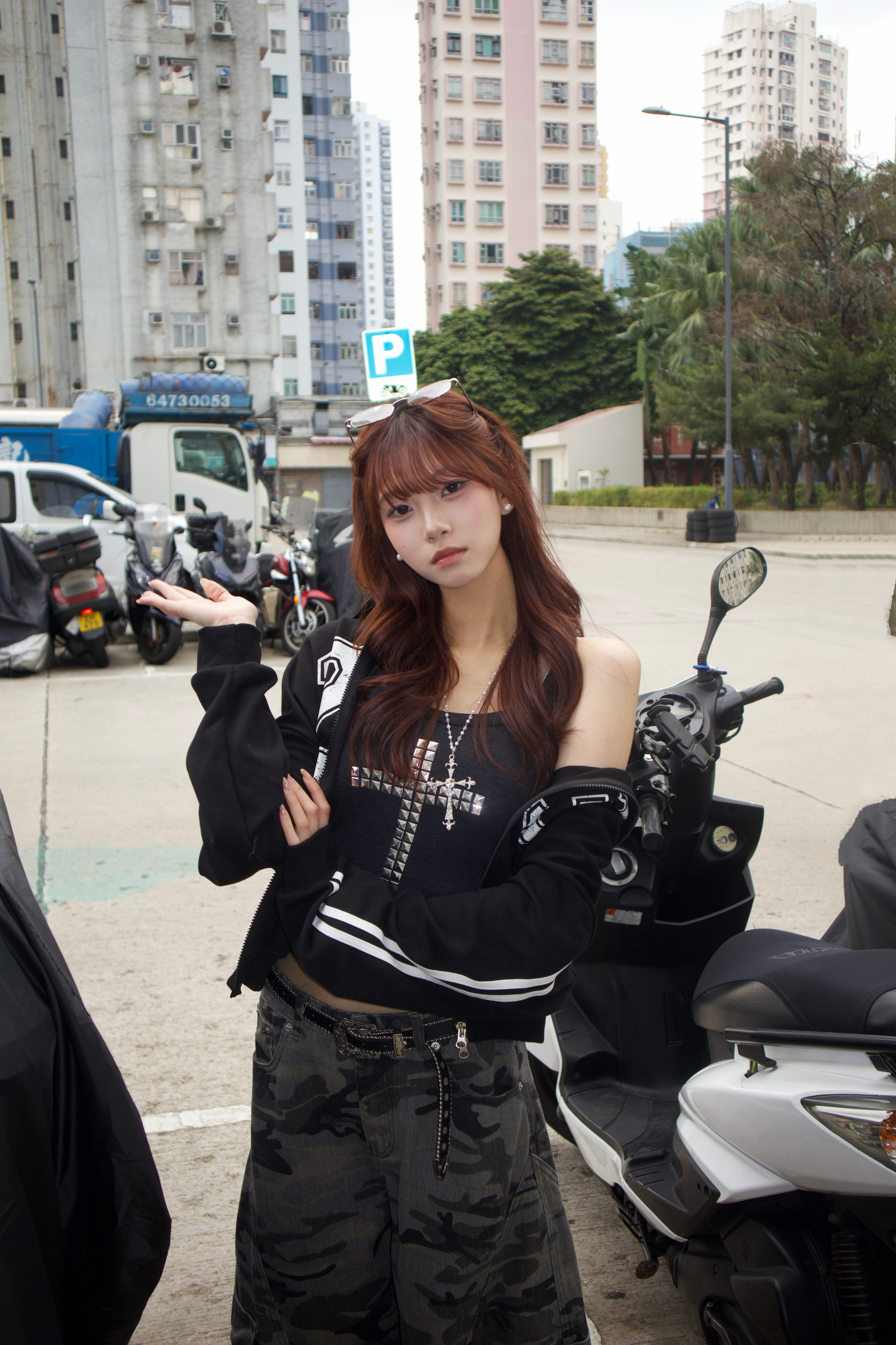 韓國Sexy系列十字架閃閃背心