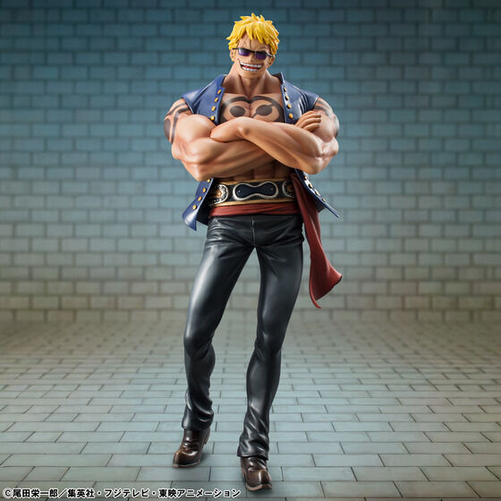 (預訂訂金 $400) (總價 $1058) (魂限) MegaHouse Portrait.Of.Pirates One Piece “Sailing Again” Bellamy the Hyena POP 海賊王 鬣狗貝拉密 (限定復刻版) (行版)