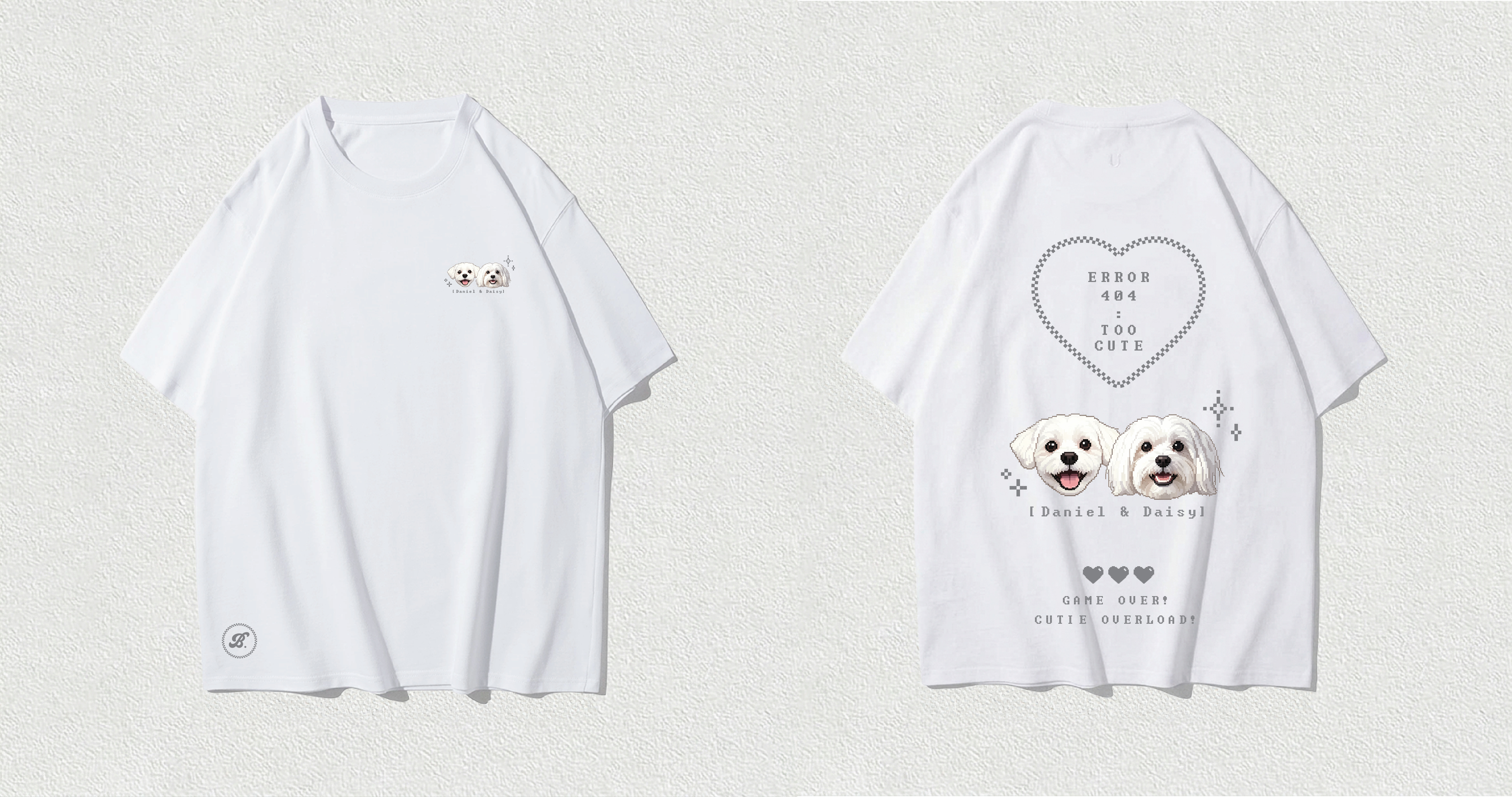 【寵物客製】男女 Oversize T-shirt