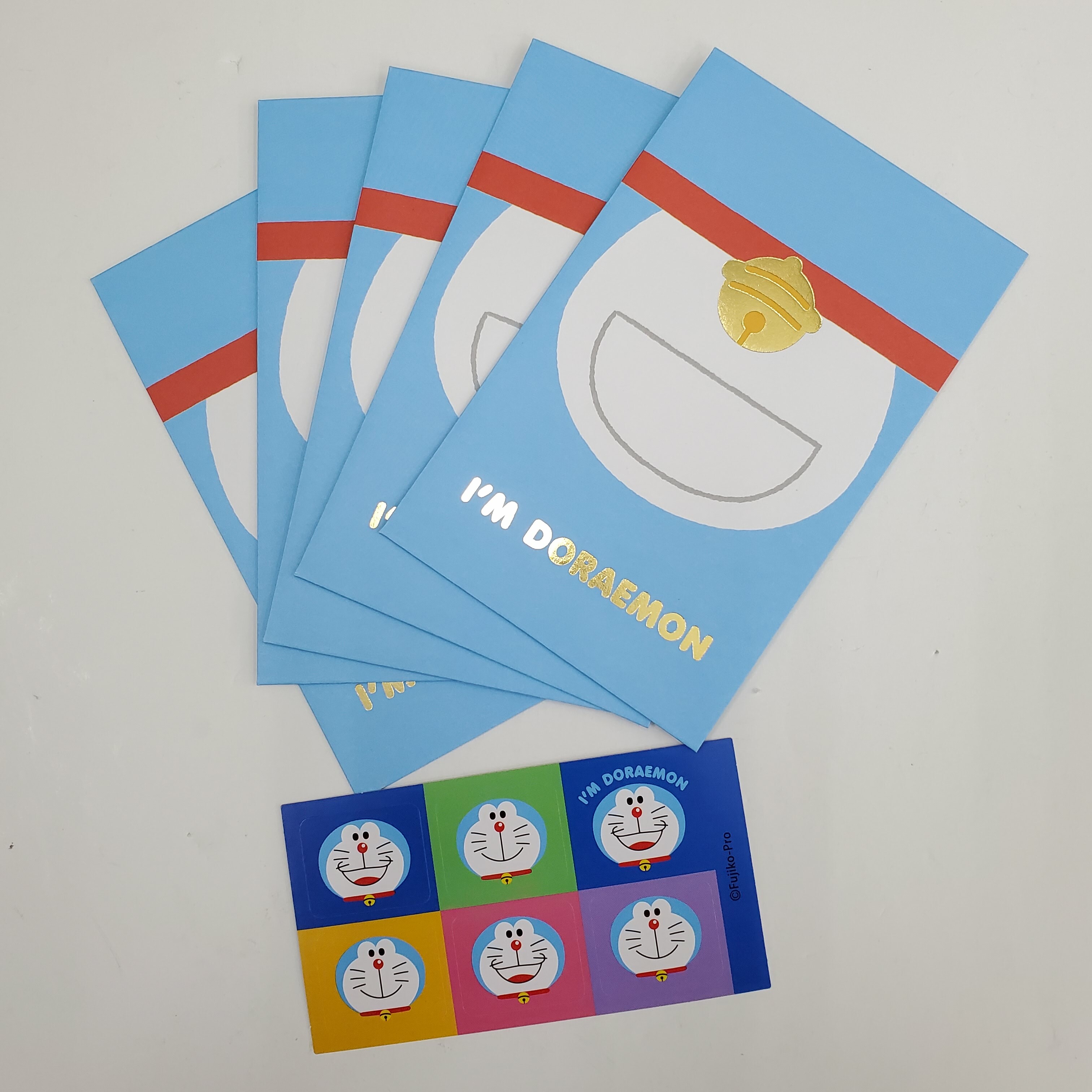 [現貨] [日本製] DORAEMON ｜ 利是封 5枚入 {TF2310261}