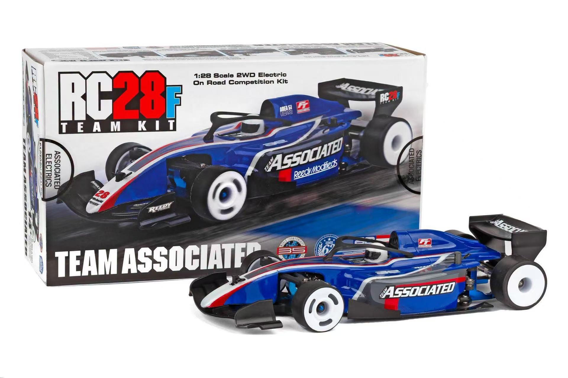 Pre-Order Team Associated RC28F 1/28 F1 Team Kit EP w/ Body & Tires
