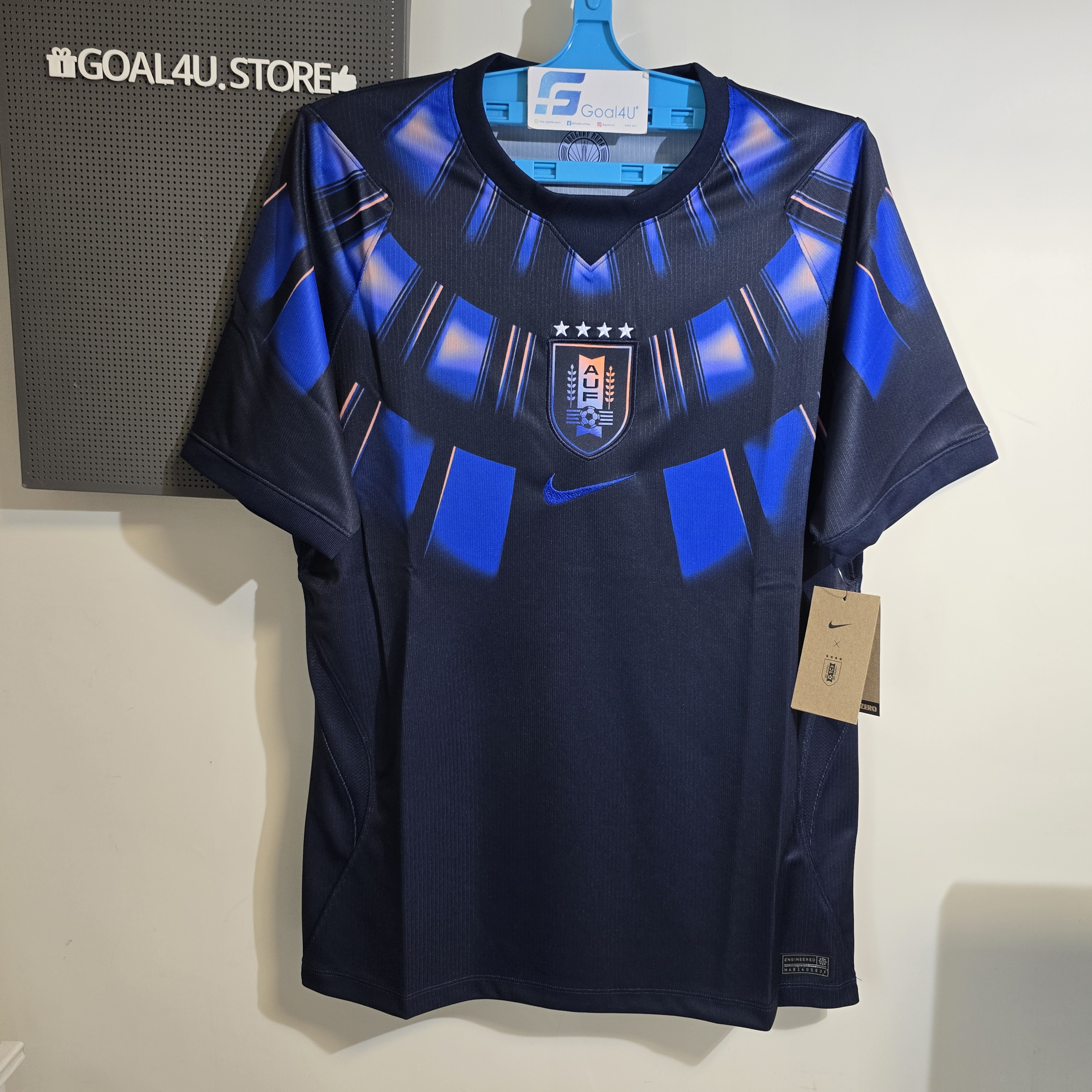 #現貨 未來感黑豹降臨🐾 Nike Uruguay 烏拉圭 2026-27 作客球迷版球衣 (可加印字章) IO4681