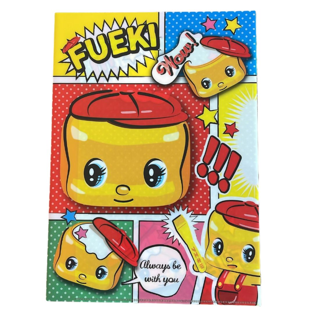  漿糊仔 A4 漫畫格雙頁文件夾