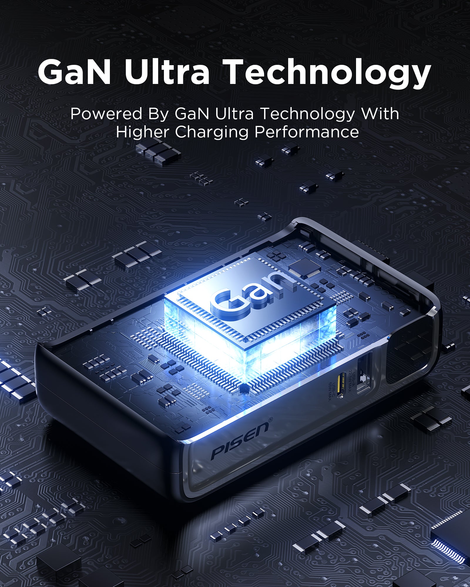 Pisen Pro 87W Powerbank GaN 10000mAh and Charger 2 in 1
