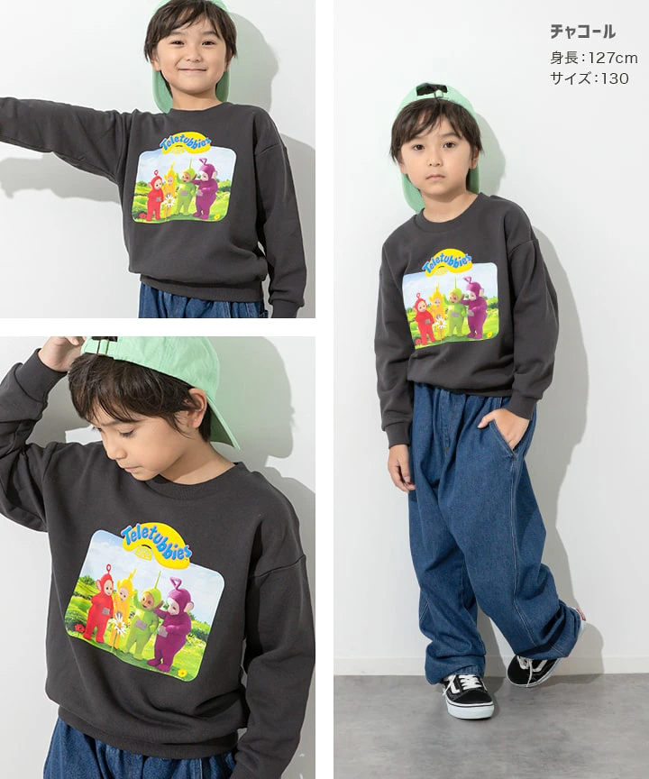 🆕【⭐訂購⭐】 🇯🇵日本直送 🌀#Teletubbies 天線得得B 束袖衛衣［4款選］🌀[PLIA-0133] [261017]