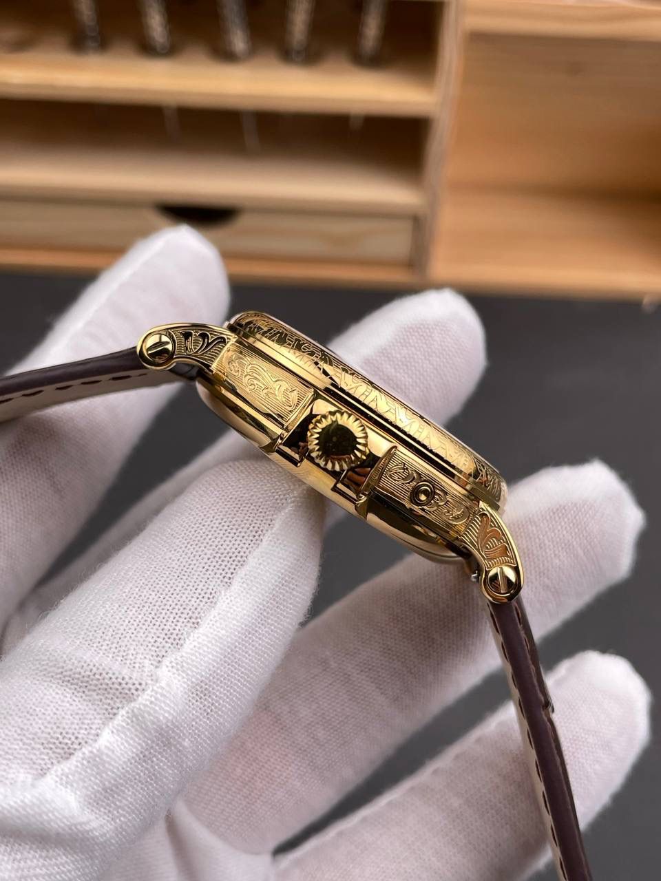 今日推荐🚞 V3版 百达翡丽古典超级复杂多功能5159 万年历系列腕表/38mm/9015机😍