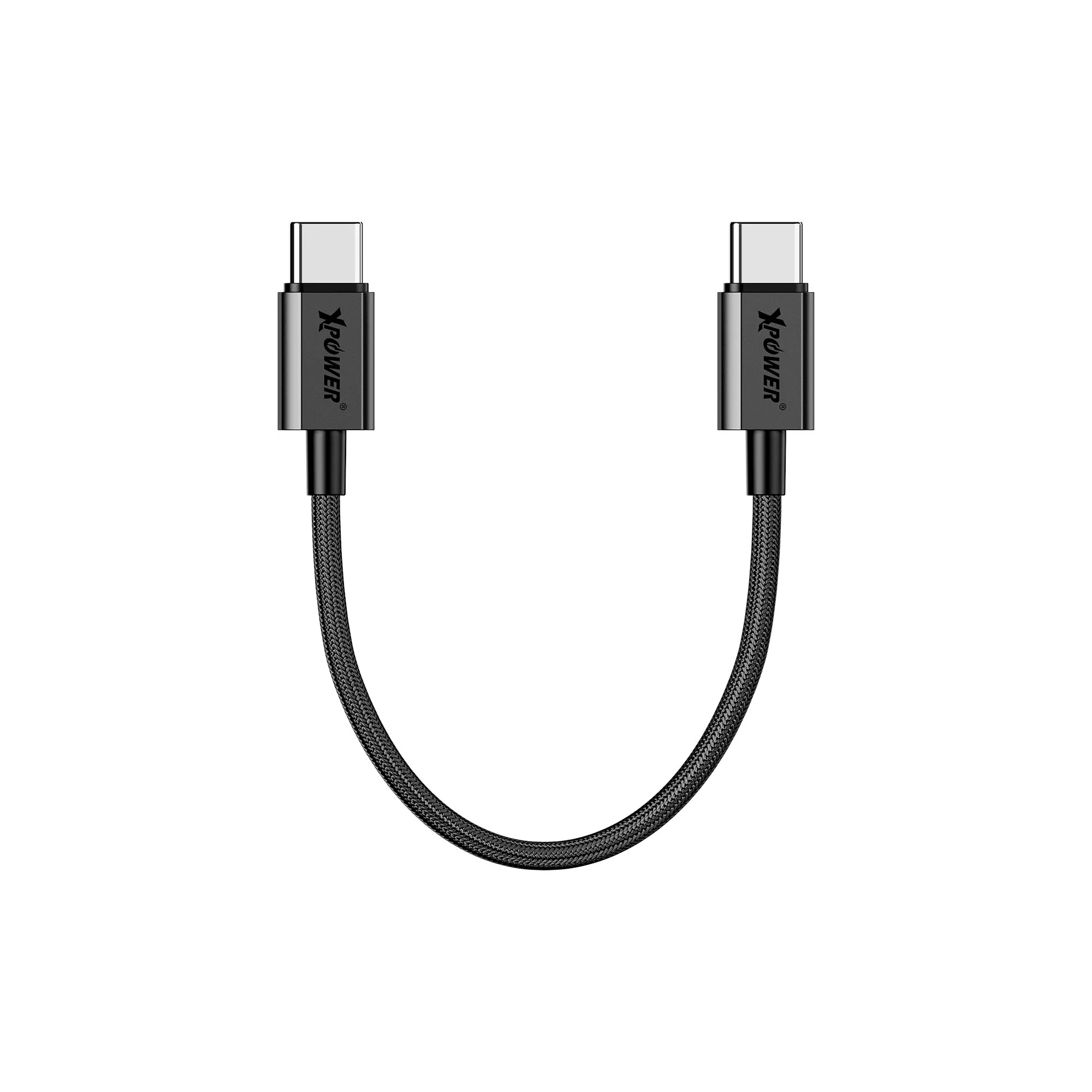 XPower CC60B 18cm 鋁合金60W高速傳輸充電Type-C to Type-C線