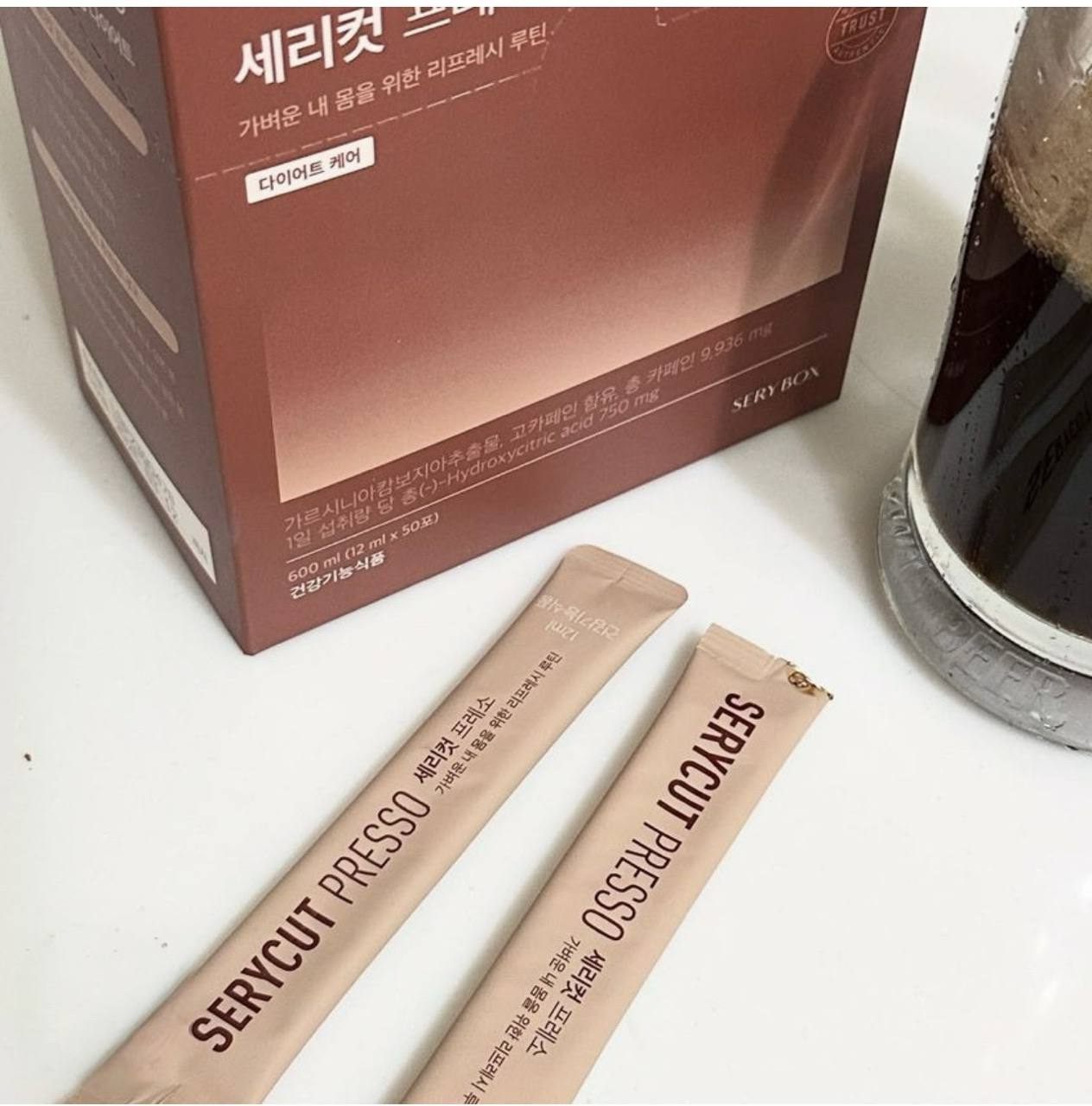 韓國直送 SERYBOX Serycut Presso V2 藤黃果咖啡 12ml 《一盒50條》