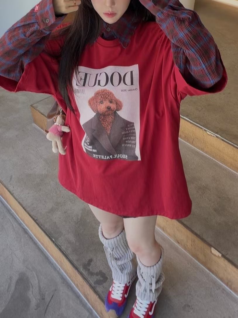 221609 《DOGUE》名模狗仔雜誌 Tee