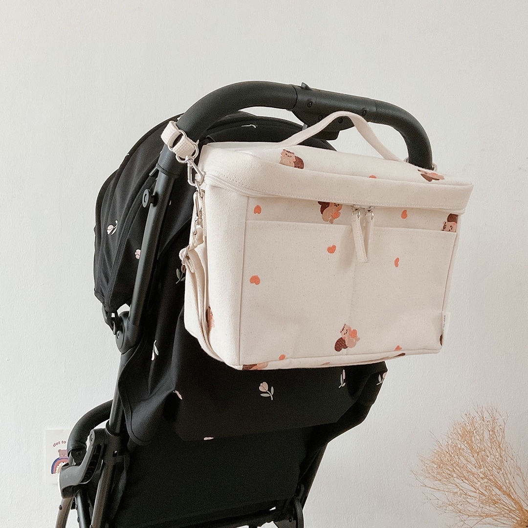 Ivory Squirrel Large Storage Bag