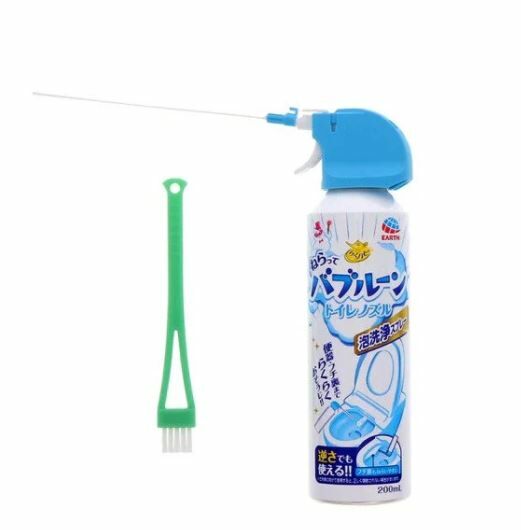 EARTH CHEMICAL 地球製藥馬桶專用抗菌泡沫清潔噴霧 附刷 200ml -1件