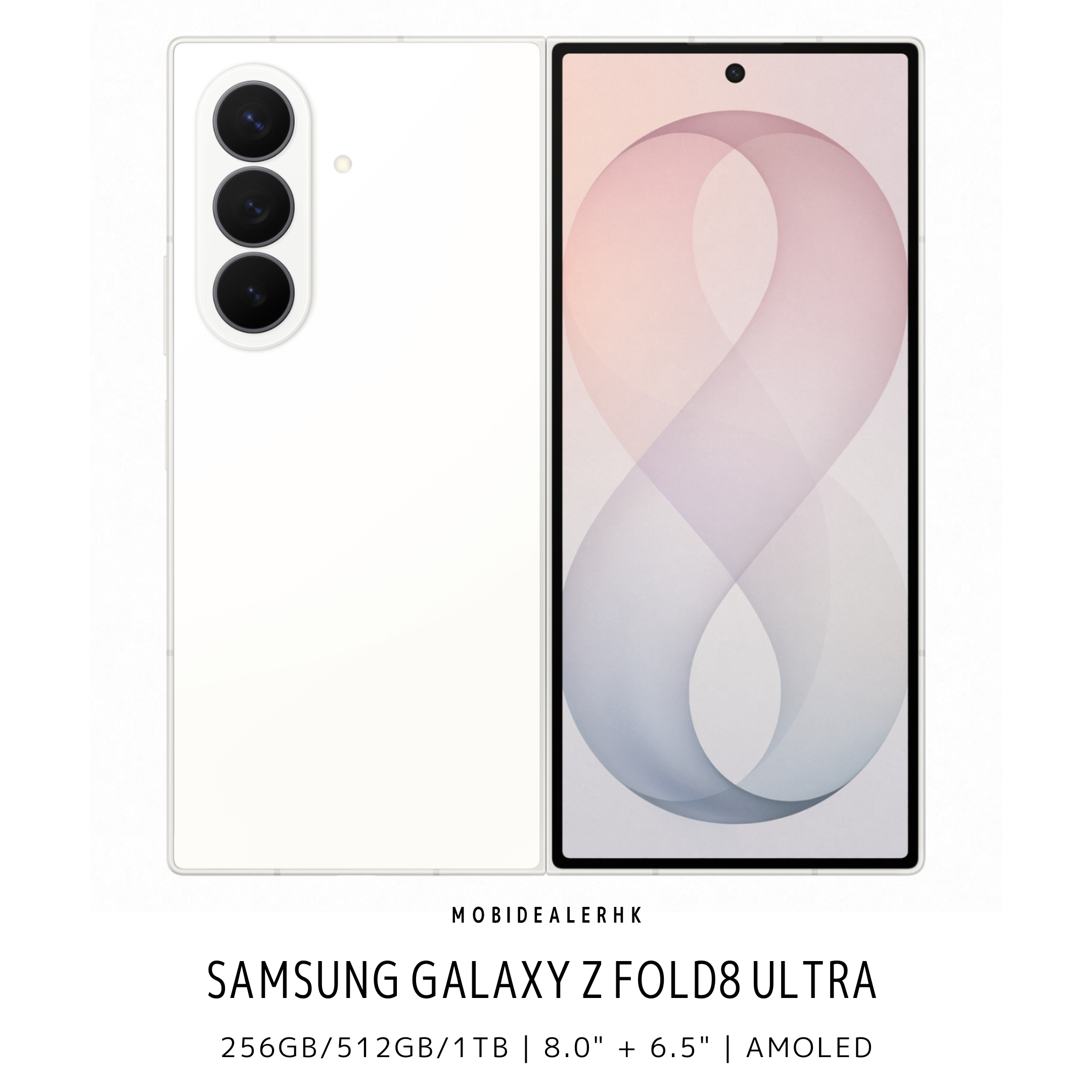 Samsung Galaxy Z Fold8 Ultra | 三星 Galaxy Z Fold8 Ultra | 5G | 智能手機 | 256Gb/512Gb/1Tb | 8.0" + 6.5" | AMOLED