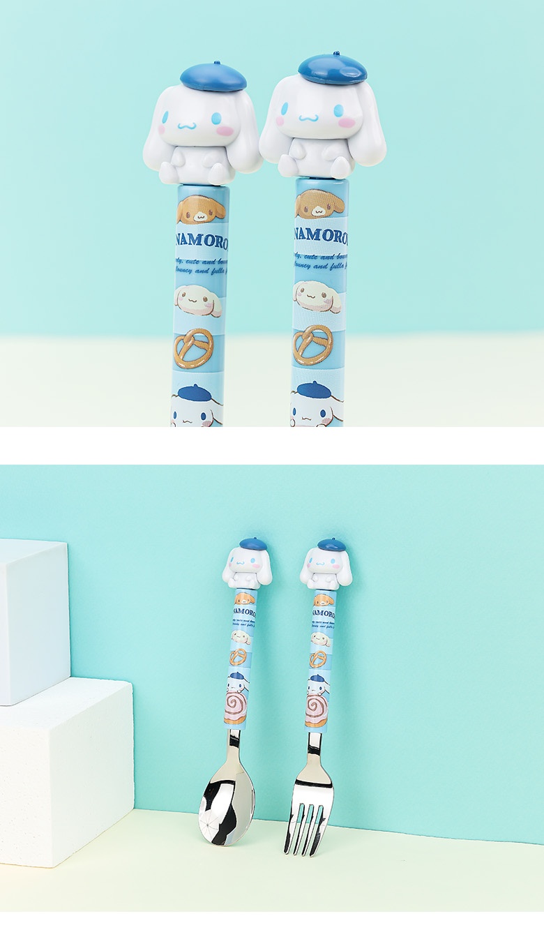 【預訂】韓國直送 Sanrio Cinnamoroll 立體公仔餐具套裝