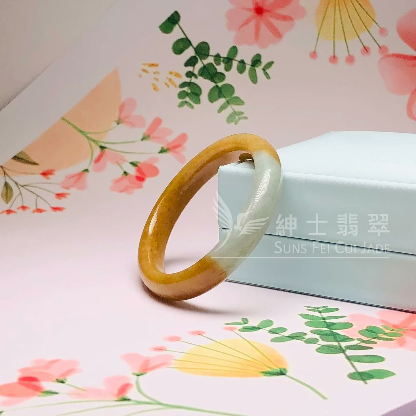 大馬坎翡色貴妃鐲53.3mm