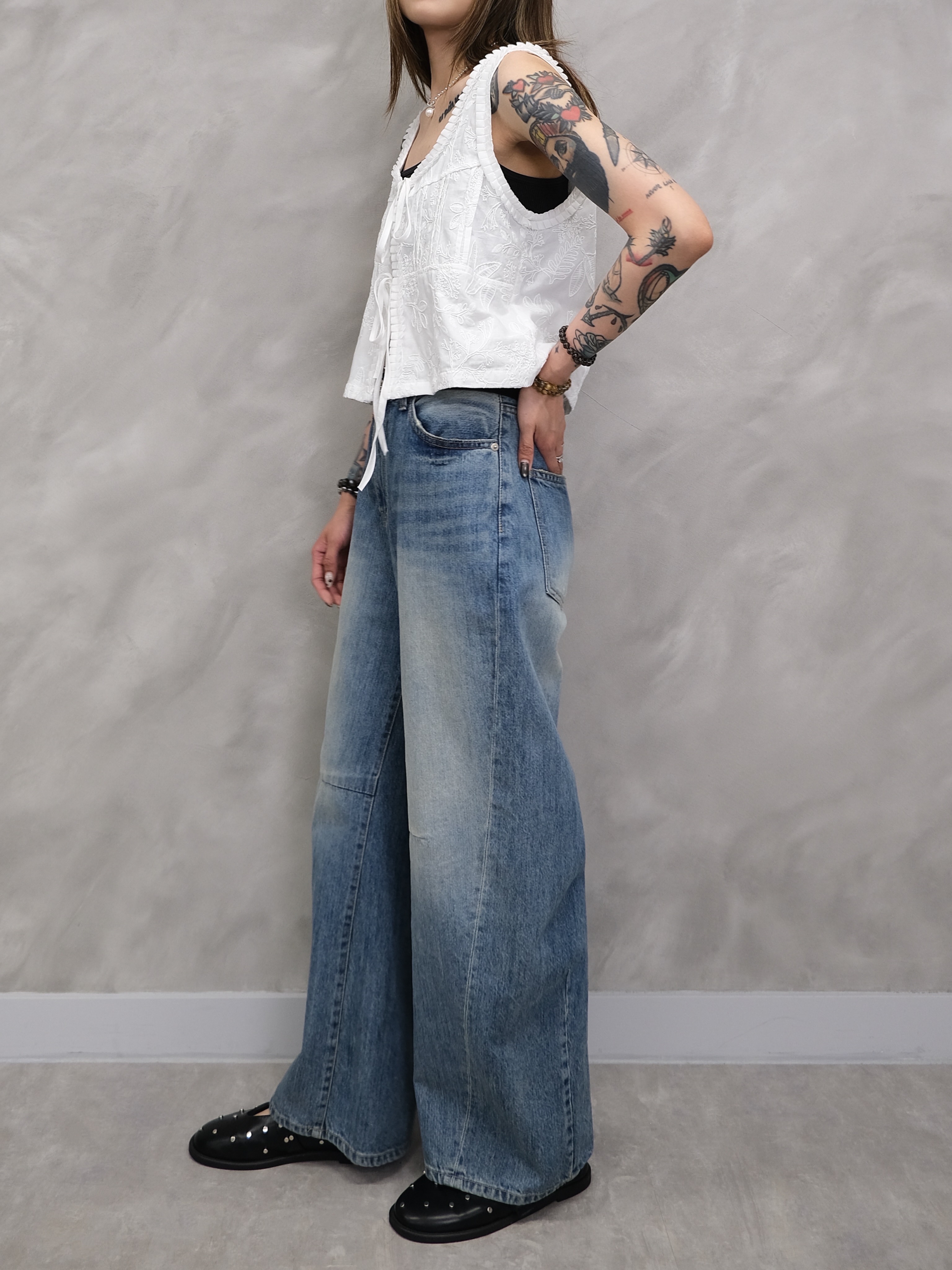 Embroidered top #top136
