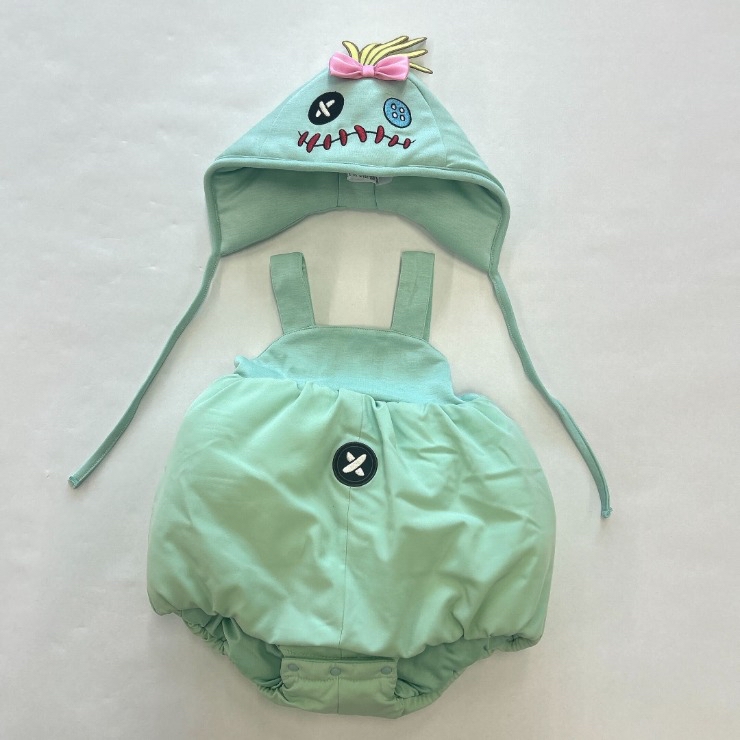 🇯🇵限量預訂 日本直送🇯🇵Just Hug Me系列小金造型吊帶包屁衣帽子套裝