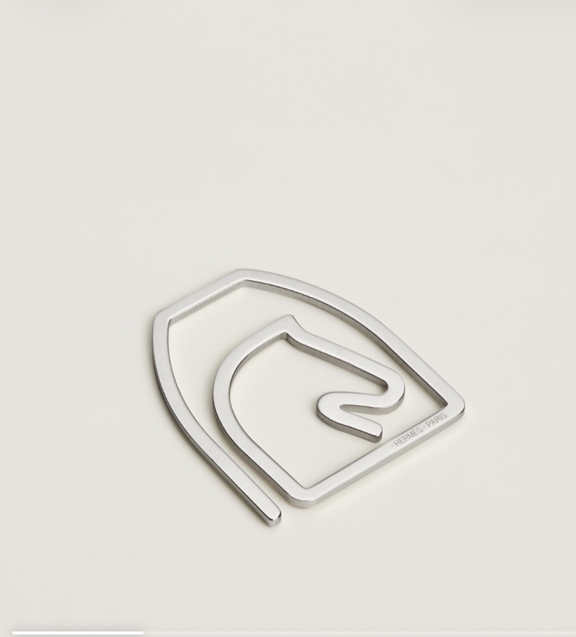 Hermes 愛馬仕馬頭銀紙錢夾