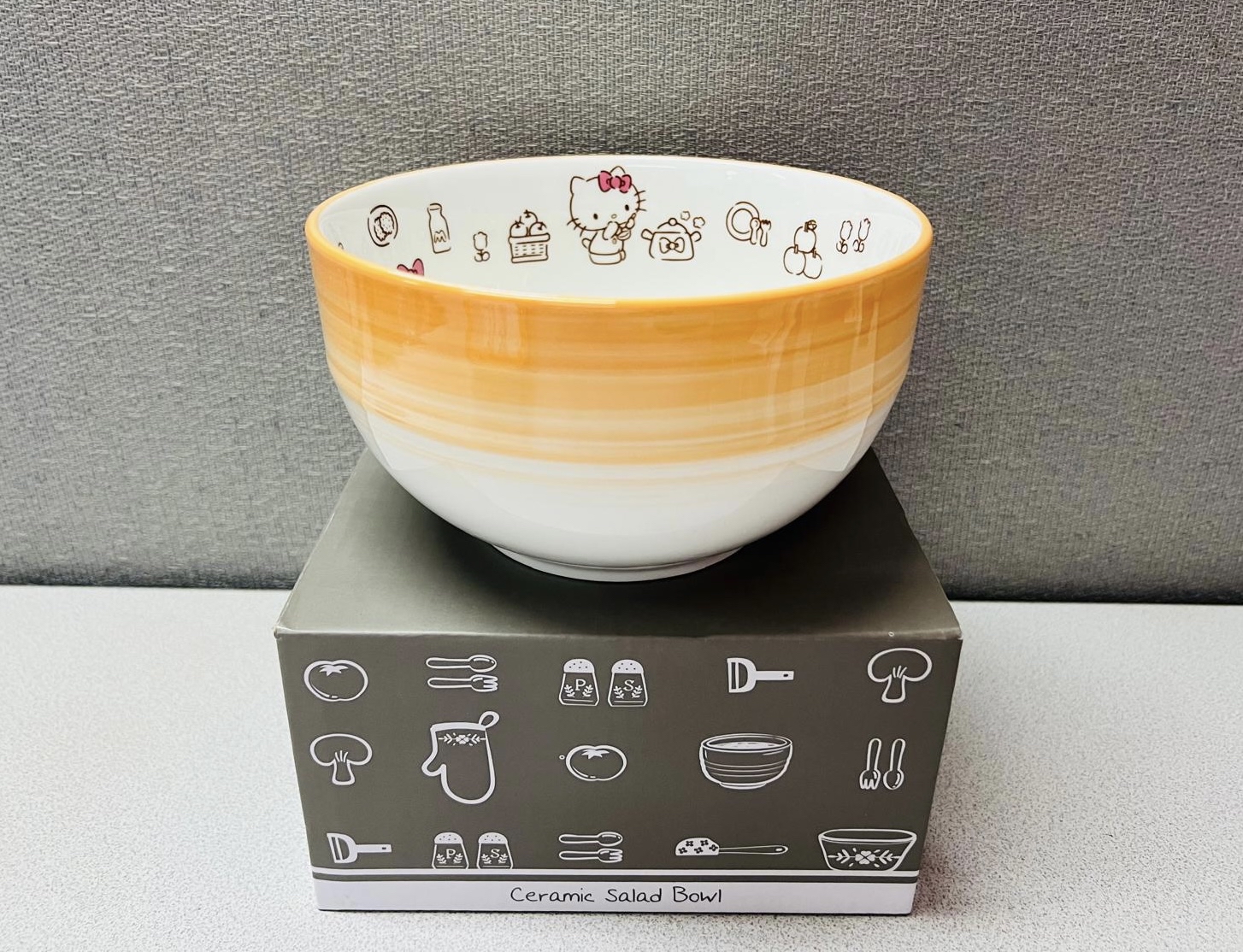 🌈 Hello Kitty 陶瓷特大湯碗