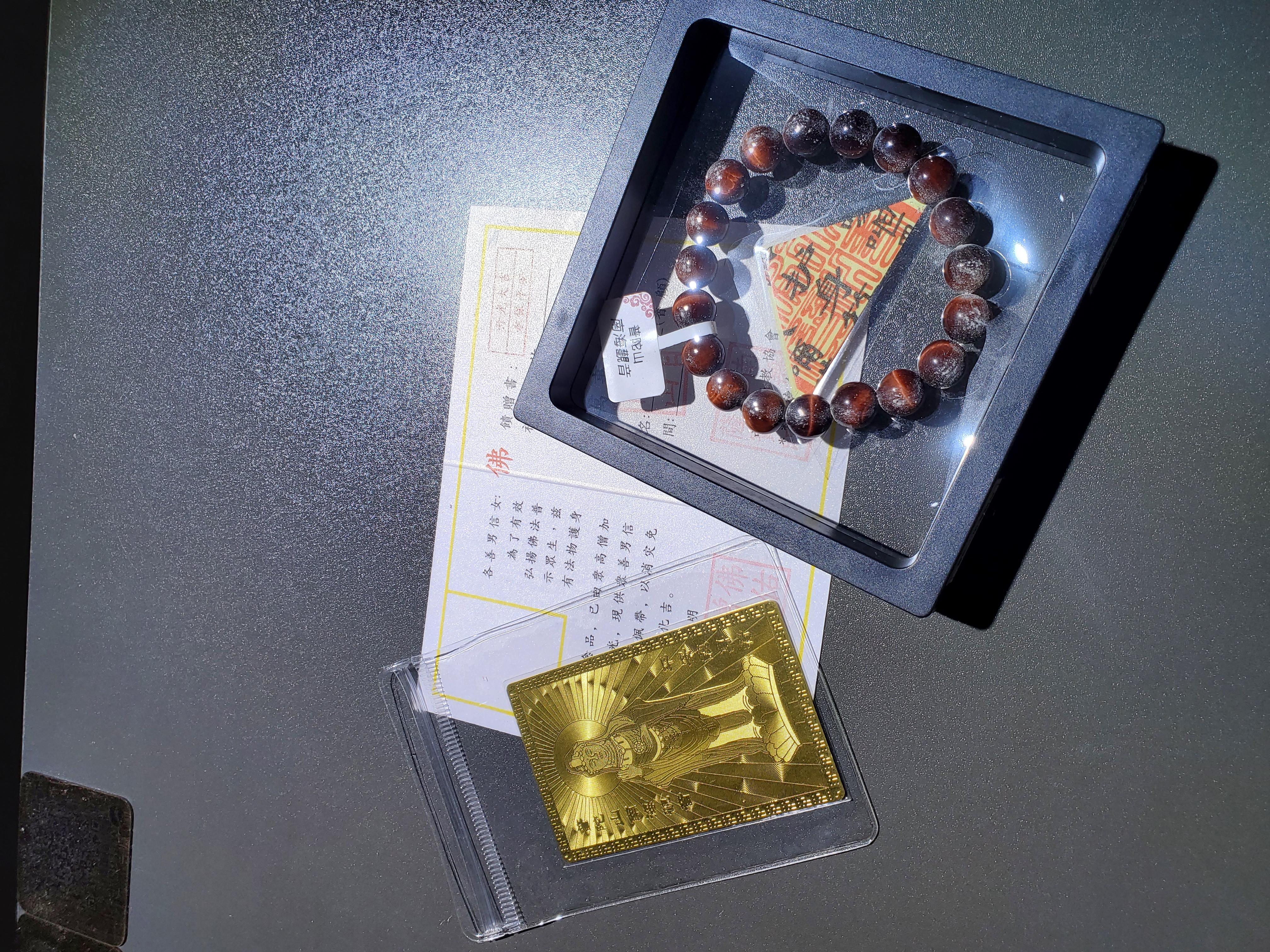 (已開光加持) 高質紅虎眼石 10+mm (No.PUT849)