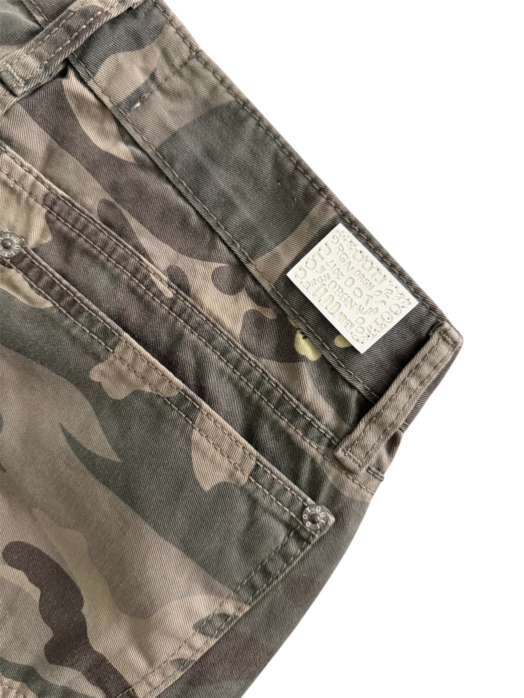 Floral Camo Wide Leg Pants