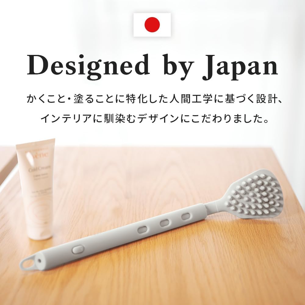 🔥🔥【日本直送《ROUNDS》2合1矽膠不求人及背部塗藥膏神器】