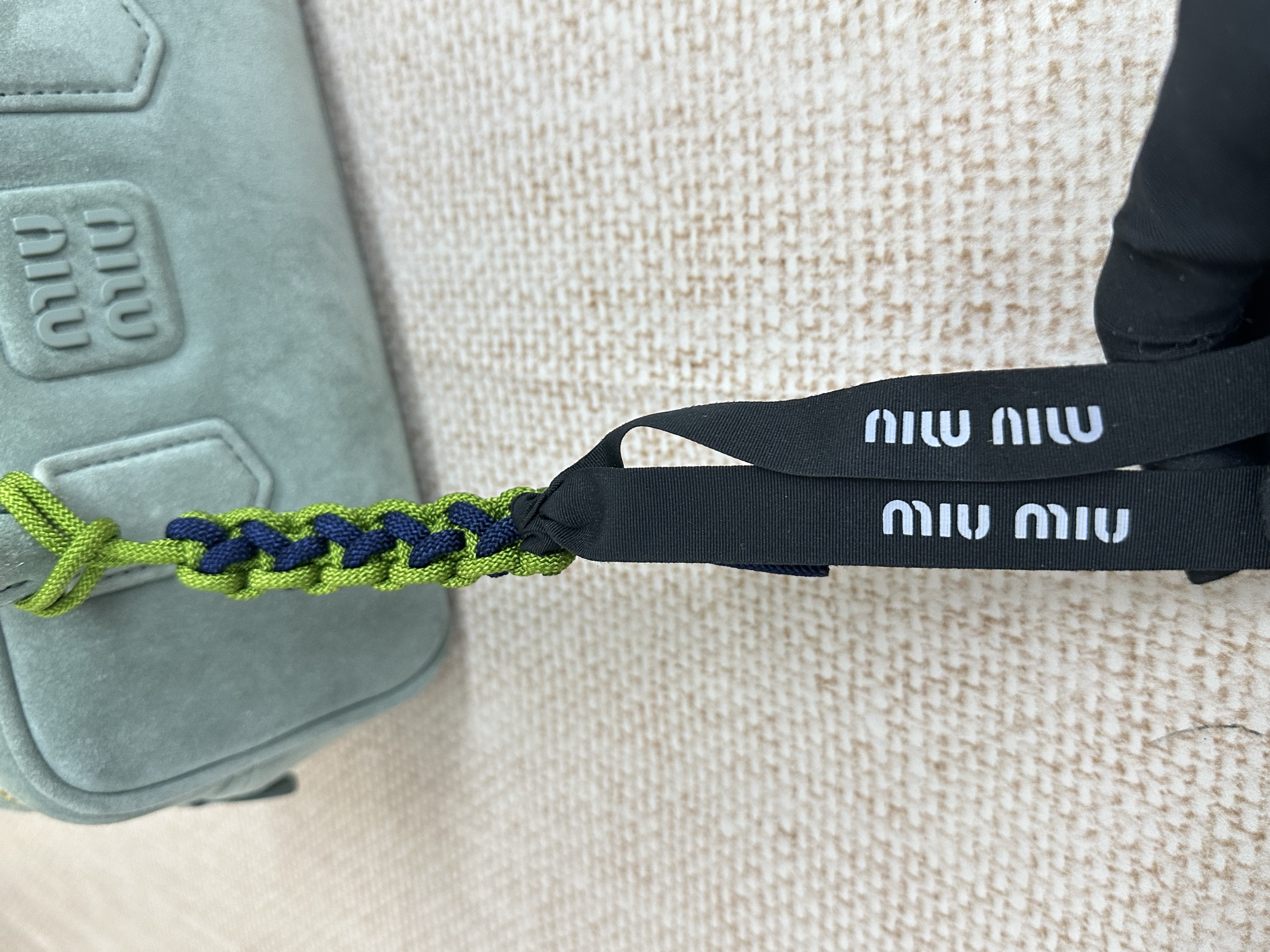 Pre-owned Miumiu Arcadie Suede Top Handle Bag/ Product Code: 26041606