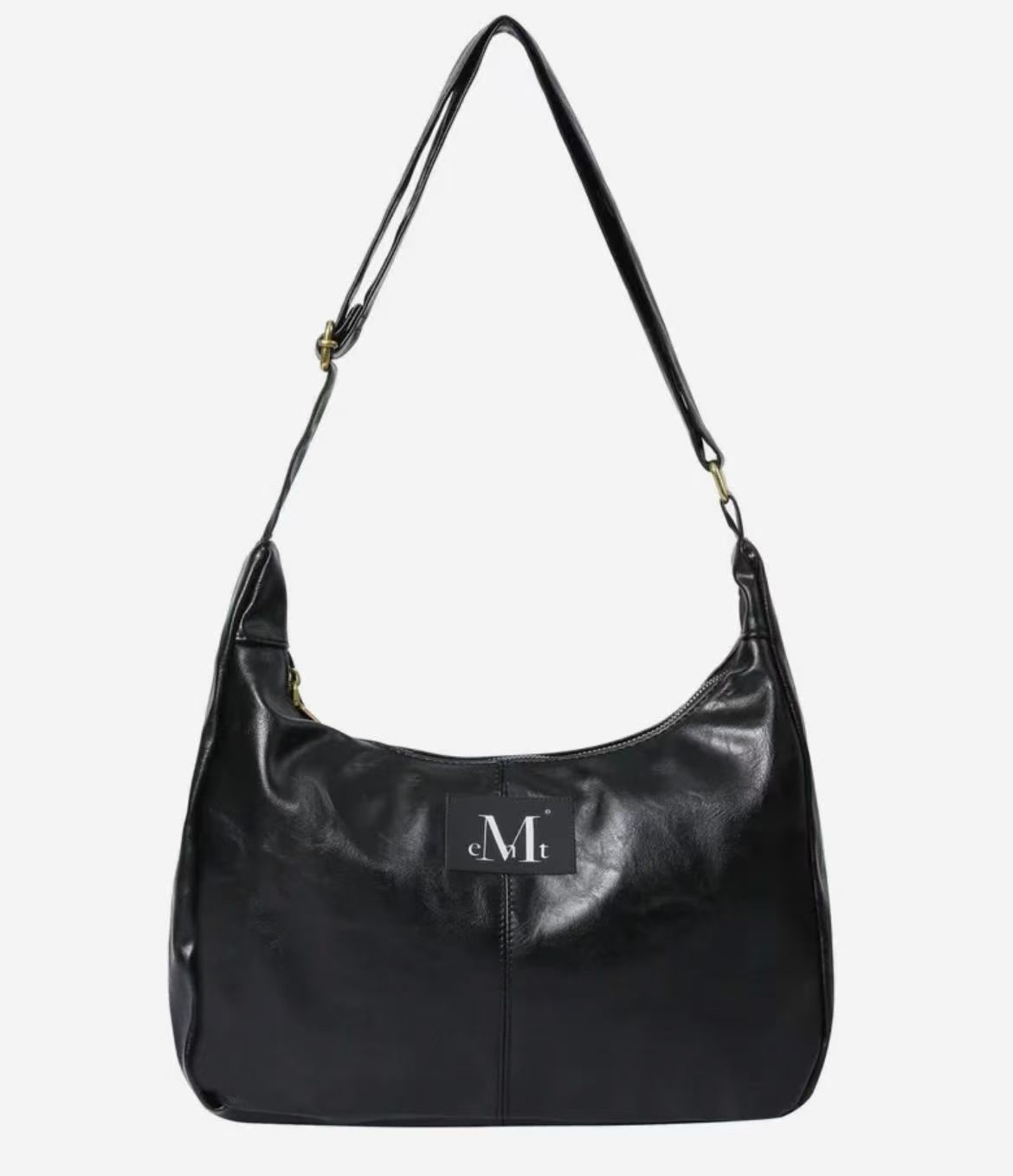 韓國直送限時特價優惠中 MUCENT MERIN GOLD LINE LEATHER SHOULDER BAG - 2 Color