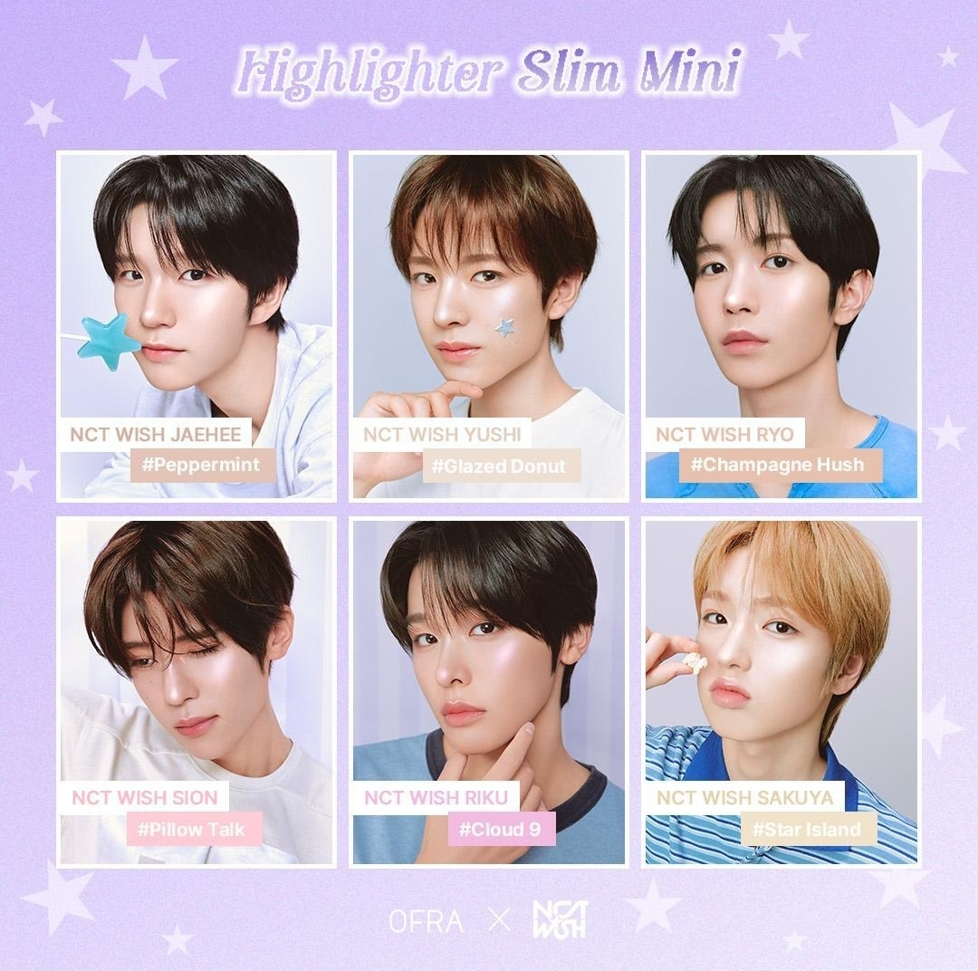 ✨ OFRA × NCT WISH 위시돌 Slim Mini Highlighter