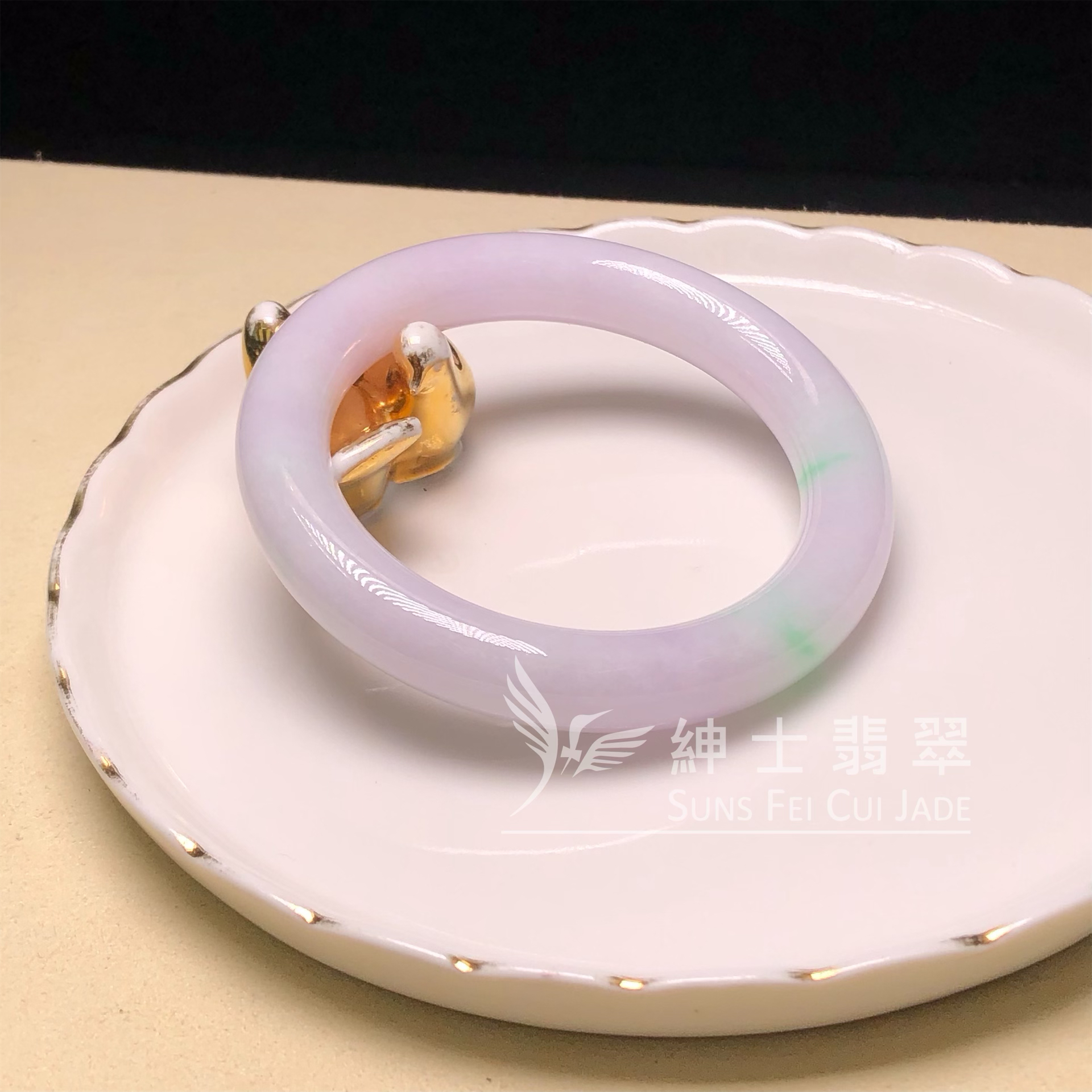 C05548 木那粉紫圓鐲52.8mm