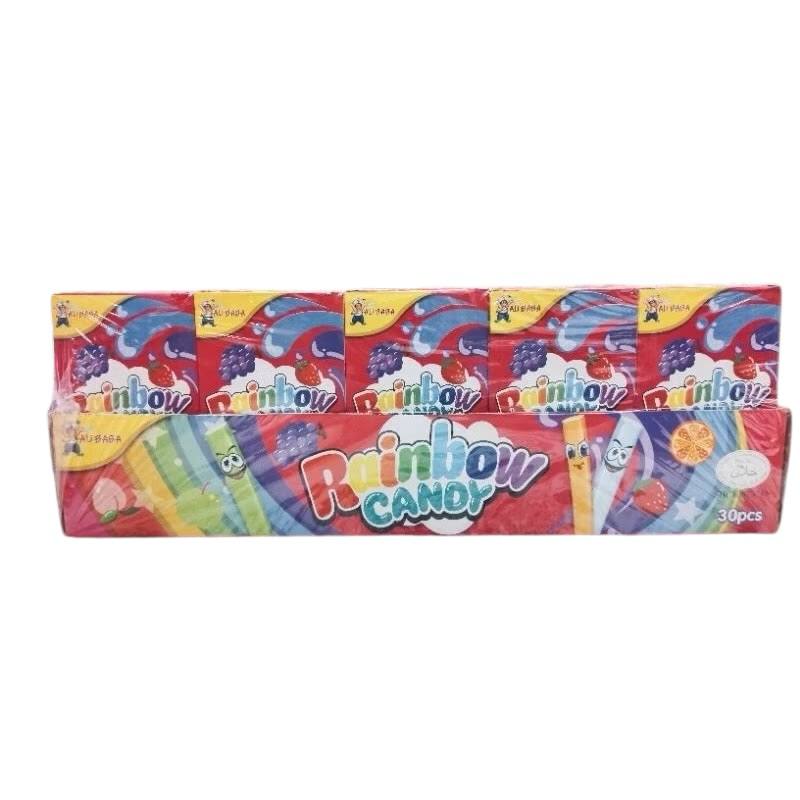 Alibaba Rainbow Candy Chalk Gula Batang 30pcs