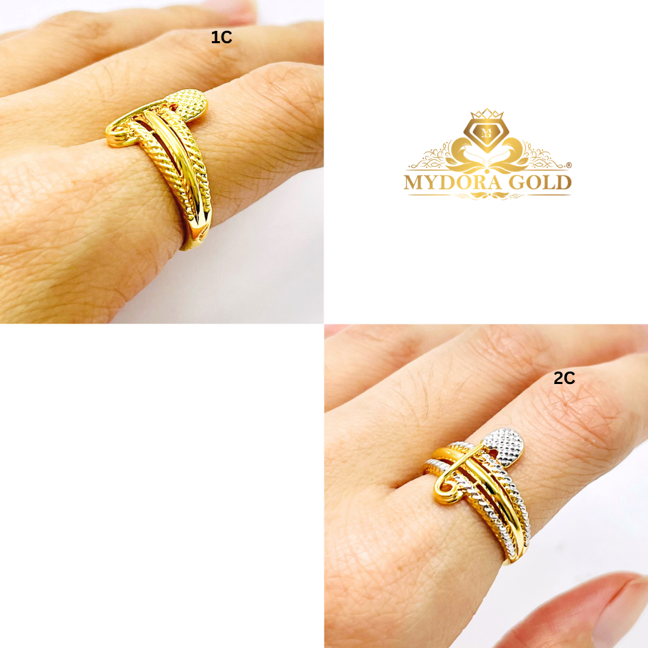 MYDORA Cincin Safety Pin Premium (5G) l EMAS 916/22K