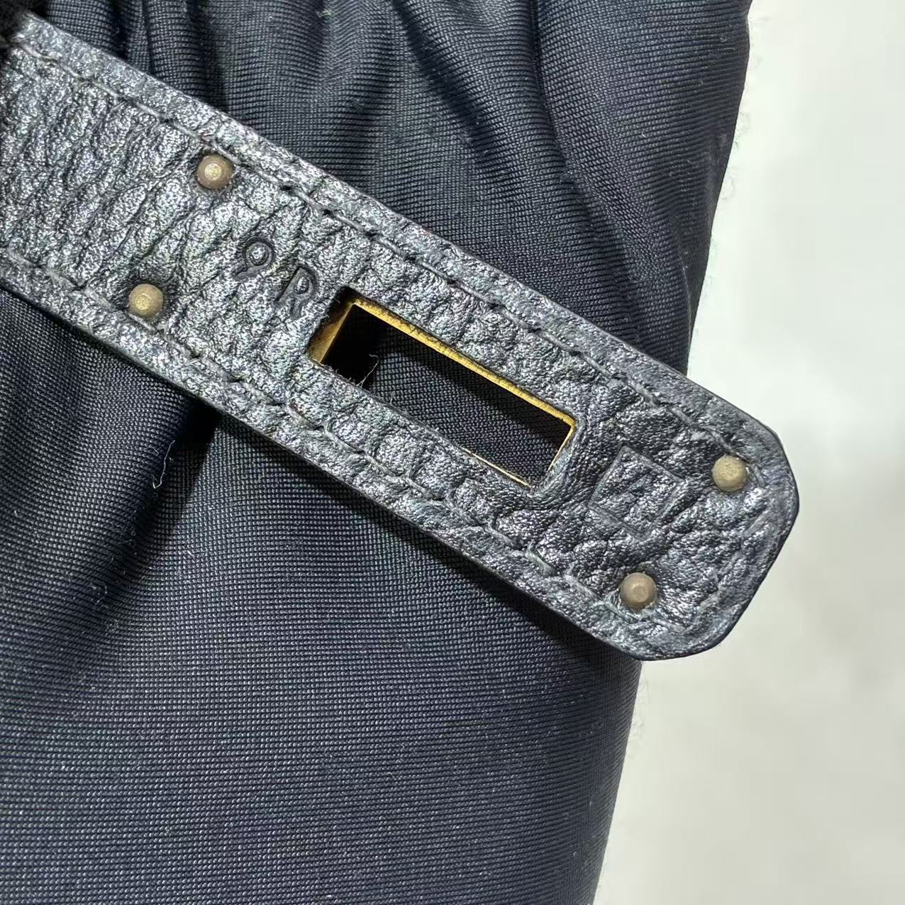 Hermes/愛馬仕 Birkin40鉑金包 BK40手提公文包89黑色金扣 絕版阿登皮 經典典藏款 