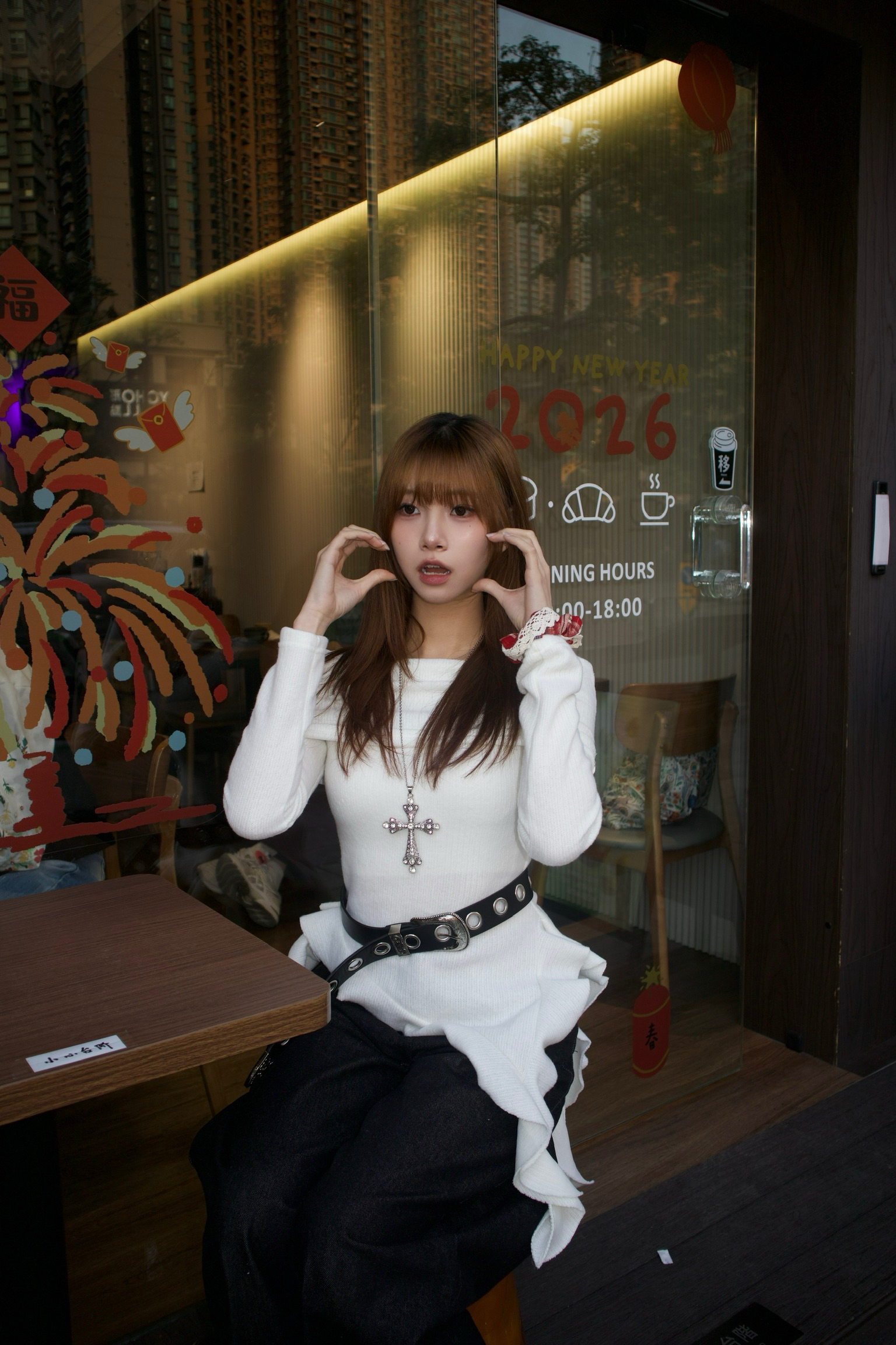 已售罄❌韓國不規則反領上衣（超出片！）