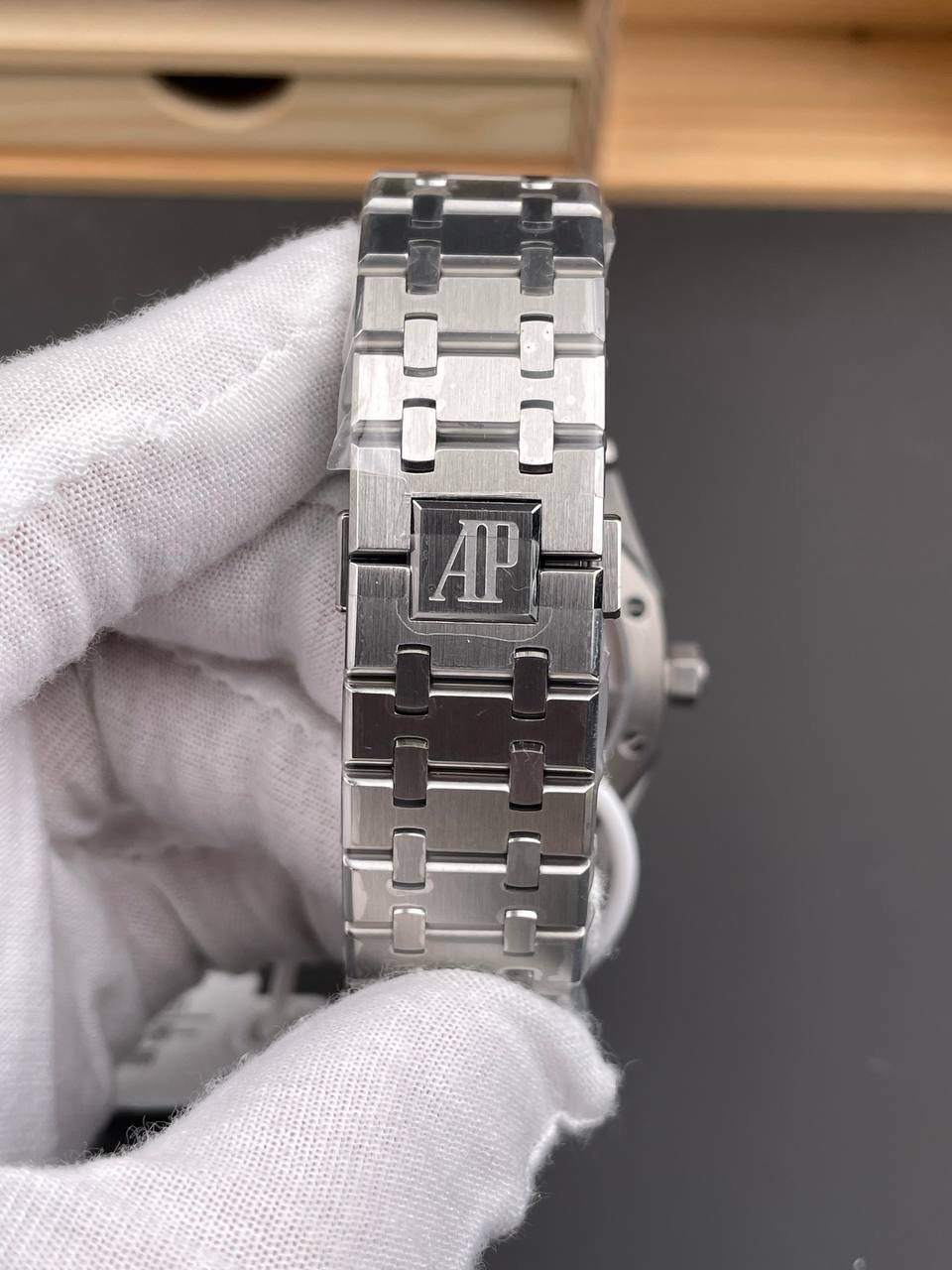 🚀爱彼 皇家橡树 26530烟熏蓝/40mm/自动陀飞轮💯