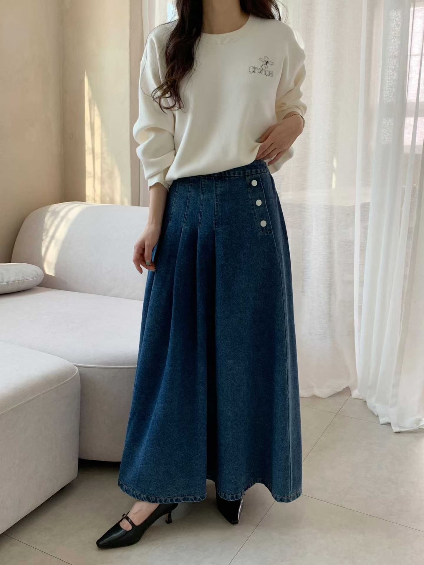 CT30 半截牛仔裙