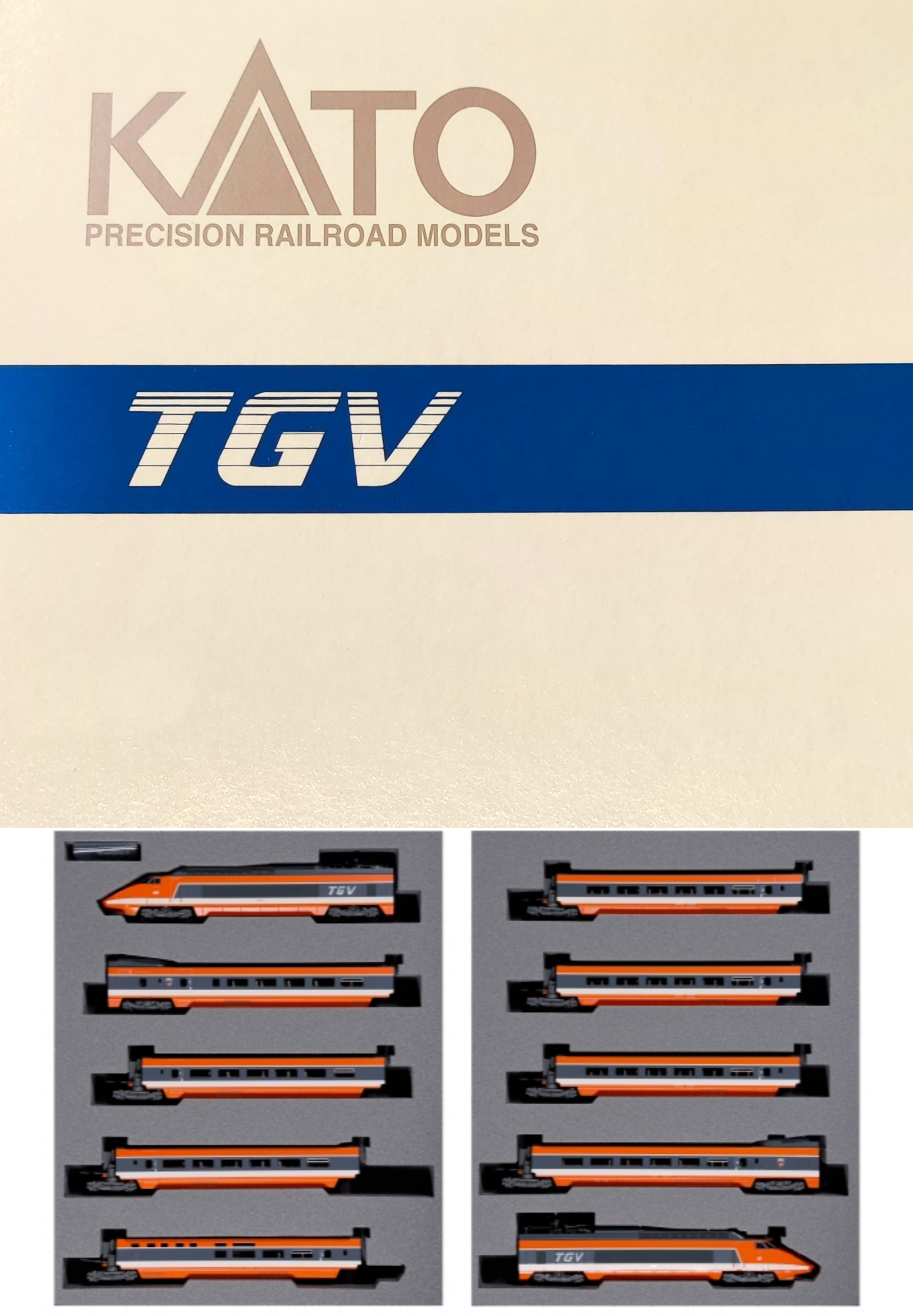 Kato TGV N-scale 10節全編版