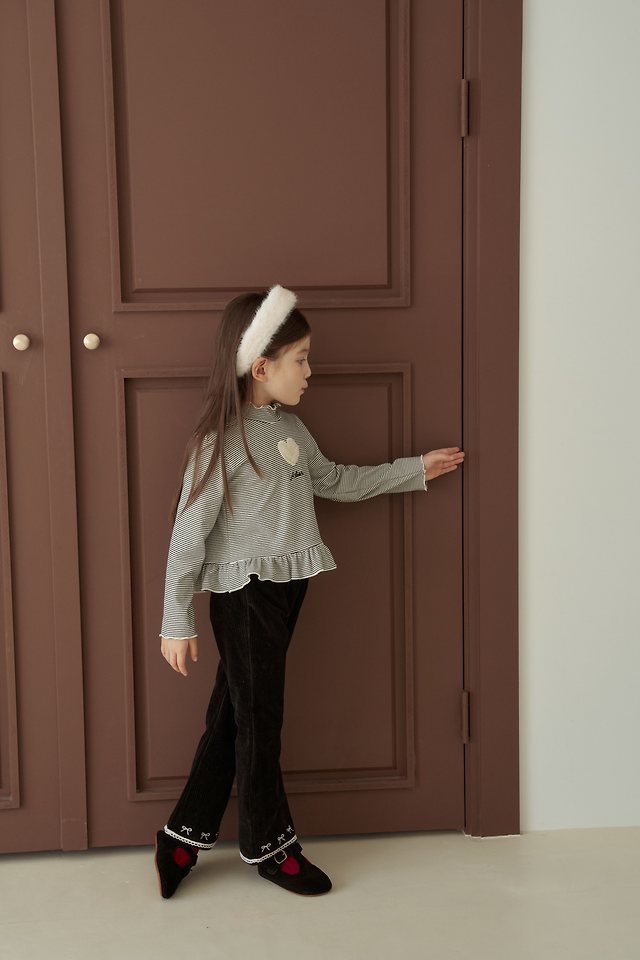 Momoann | Ribbon Bootcut Pants