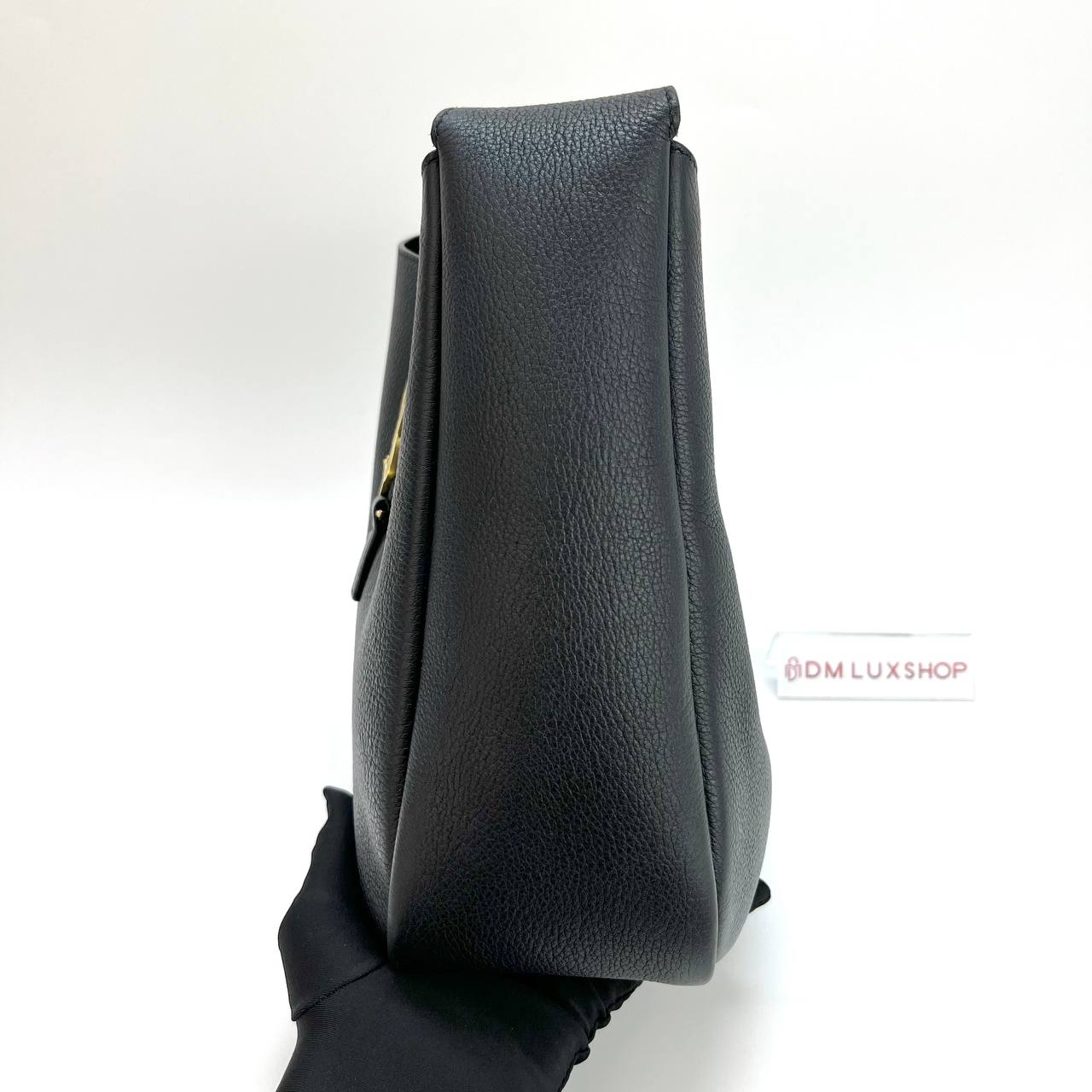 YSL LE 5 À 7 Supple Small Black GHW 