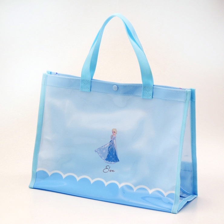 🇯🇵限時預訂 日本直送🇯🇵Elsa頸鏈印花閃亮荷葉邊游泳袋沙灘袋