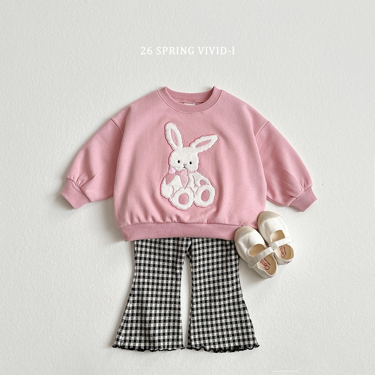 🌸預訂 韓國直送🌸🇰🇷VIVIDI七色春日風圖案花邊喇叭褲