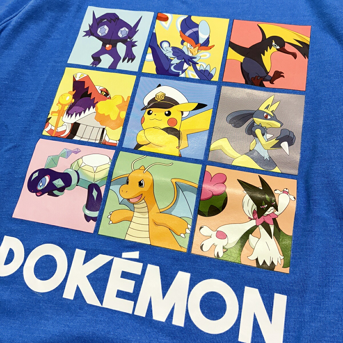 🆕【⭐訂購⭐】🇯🇵日本直送🌀#Pokemon 九宮格圖案 長袖 tee [2款選] 🌀[PLIA-0170] [261023]