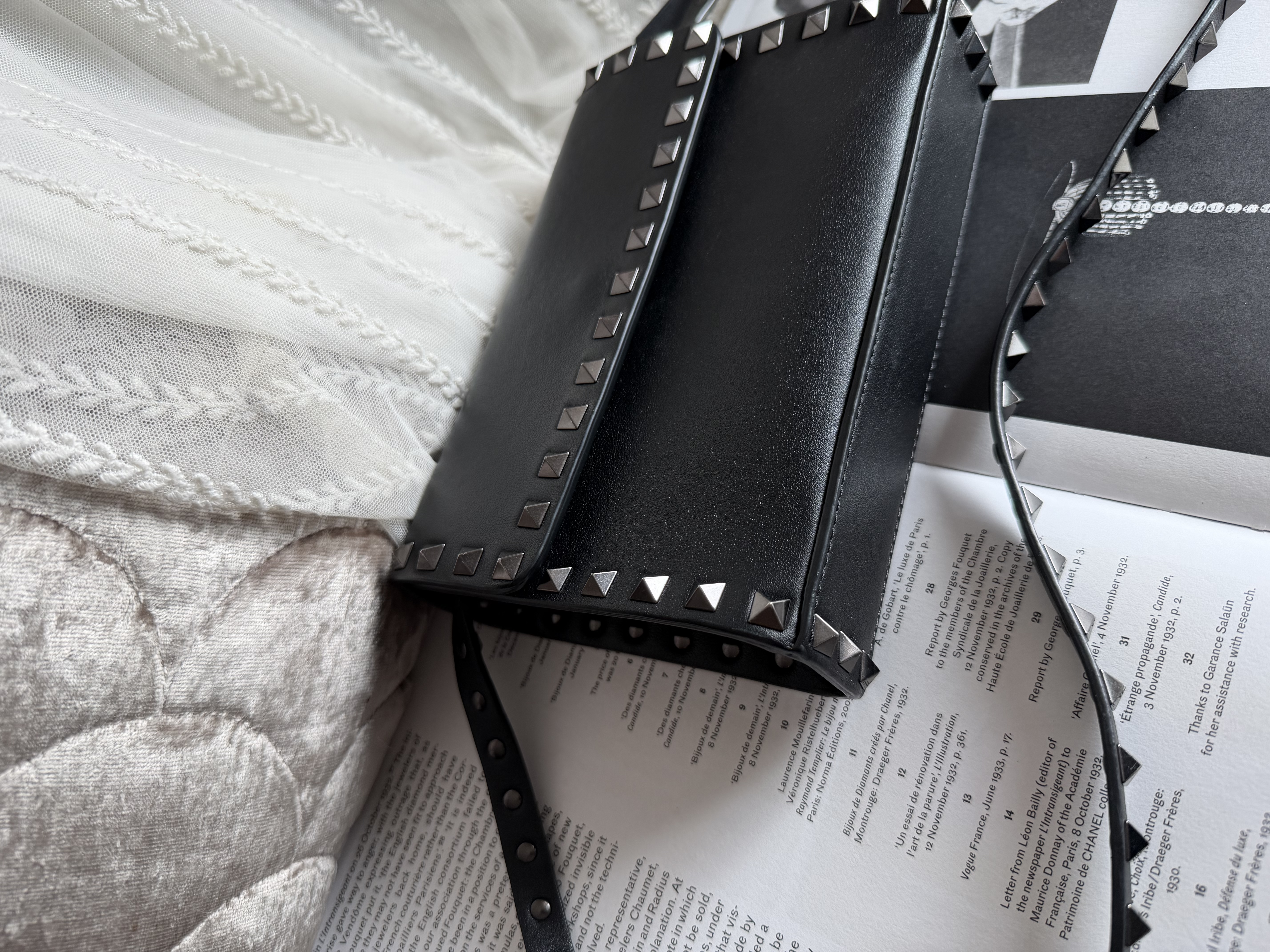 Valentino Garavani black Rockstud bag