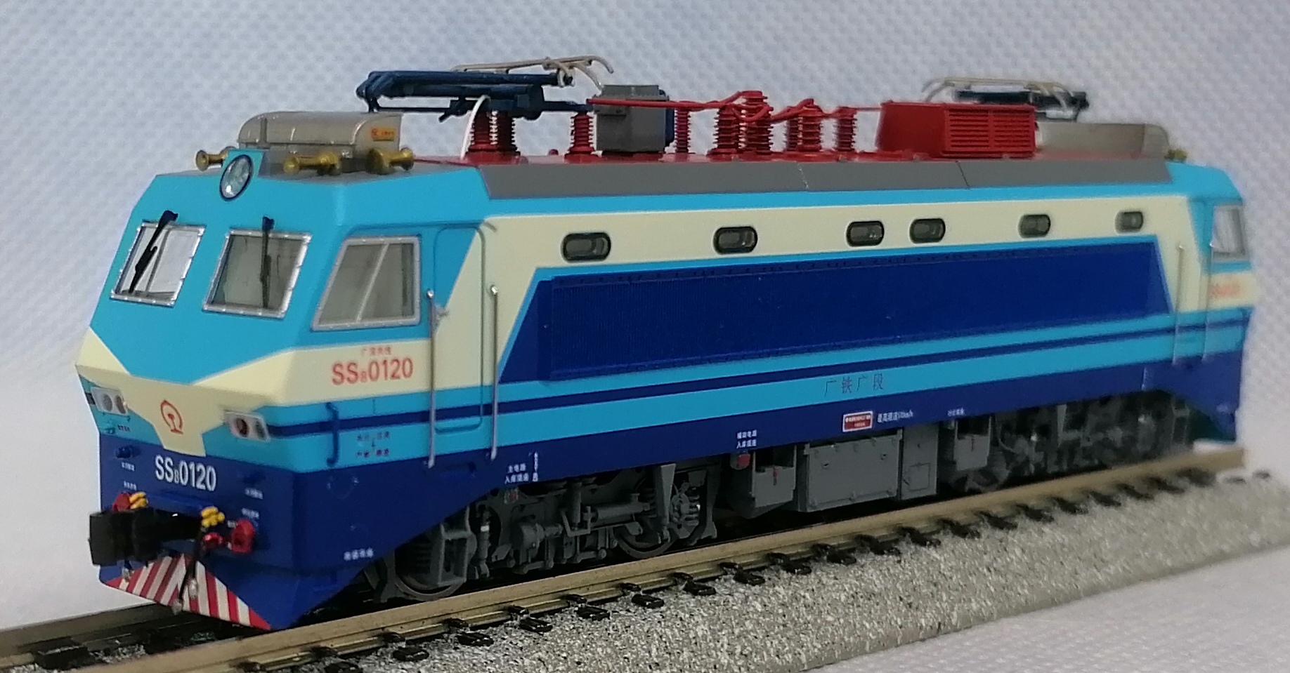 中國韶山8型電力機車（N比例長鳴出品）