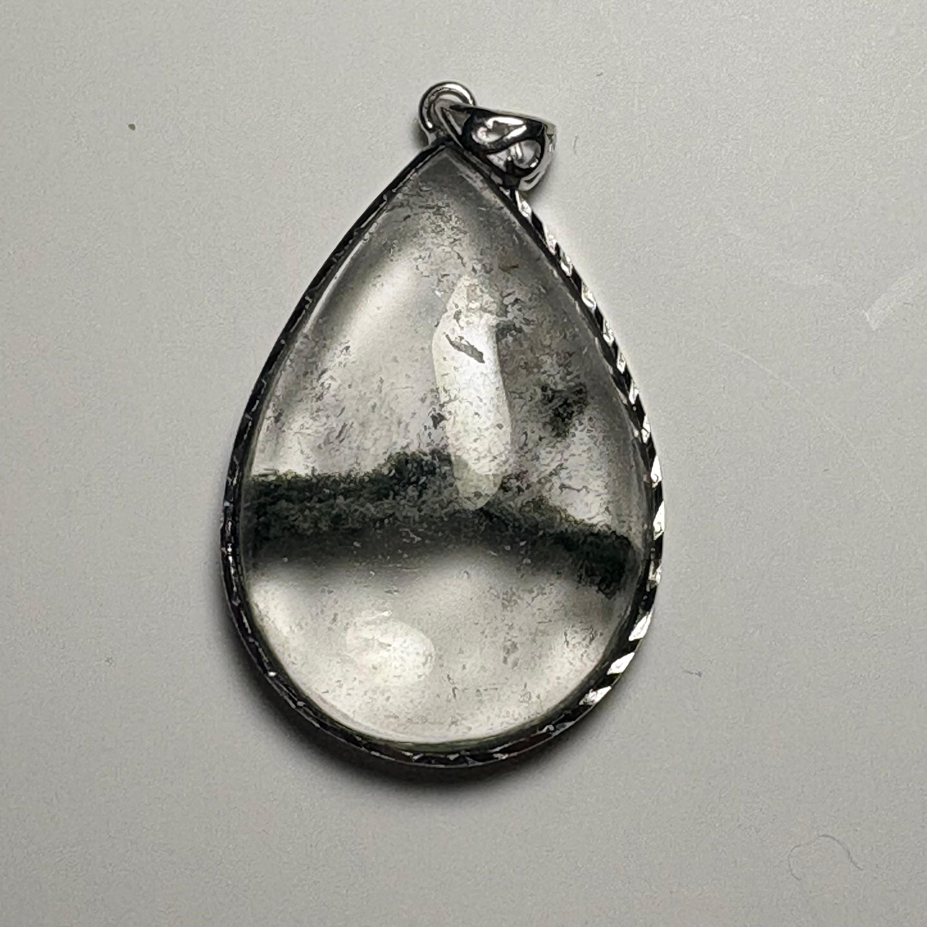 綠幽靈吊墜 重9.69克 （附送證書）No19-5842